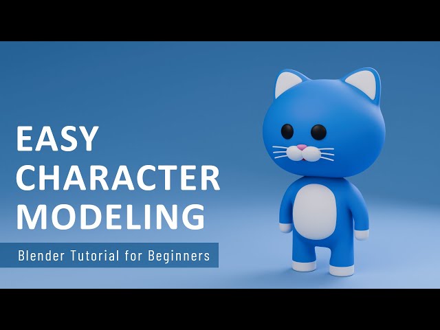 Easy Character Modelling Blender - Tutorial For Beginners