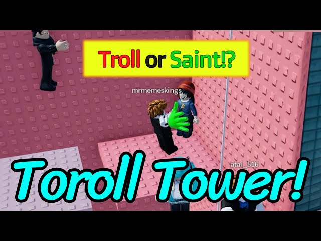 Troll orSaint!?TrollTower Funny  Compilation🤣 #roblox  #robloxfyp  #troll