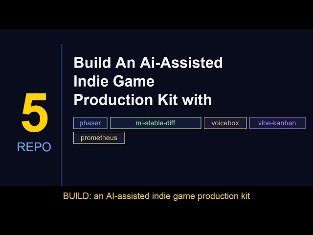 Build Game Toolchain with 5 Open-Source Repos