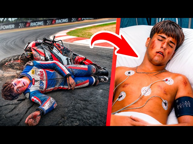 MY BROTHER HAD A MOTORCYCLE ACCIDENT...