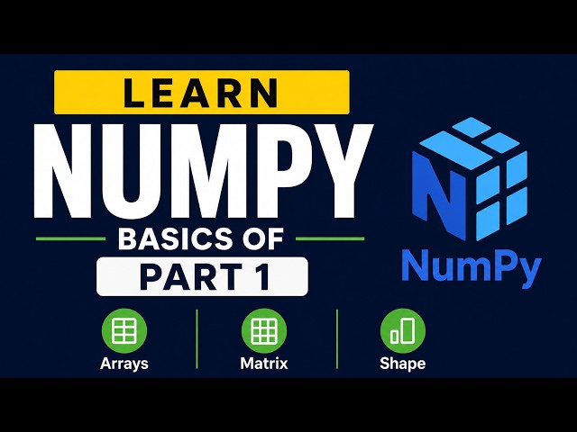 NumPy Tutorial for Beginners in Hindi | Part 1