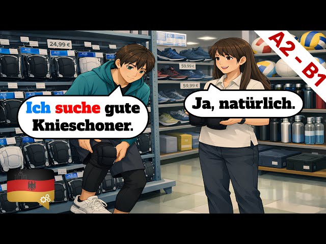 Deutsch Dialogen (A2-B1) | Deutsch lernen durch Hören | Alltag Deutsch Lernen mit Geschichten
