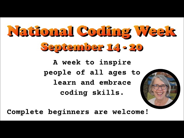 Try Creating Computer Games During National Coding Week Sept 14-20
