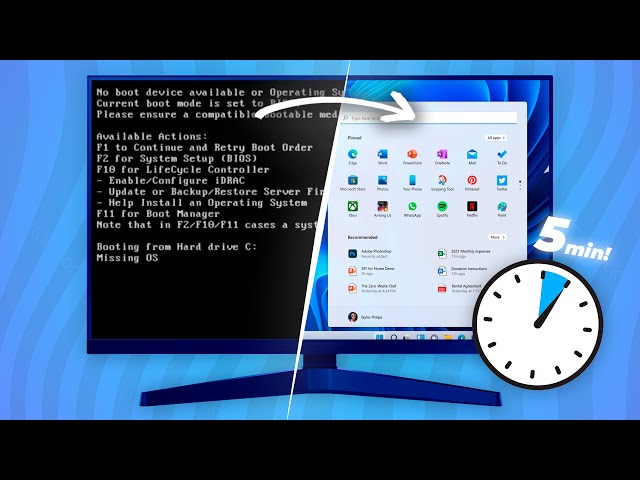 HOW TO INSTALL WINDOWS 11 in 5 MINUTES!