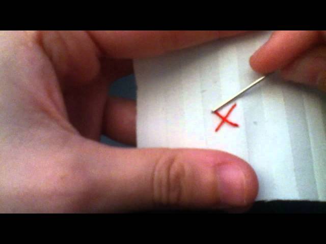 Punto de cruz: Un tutorial