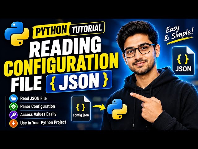 #68 Read JSON Configuration Files in Python 🚀 | Beginner's Guide #python 