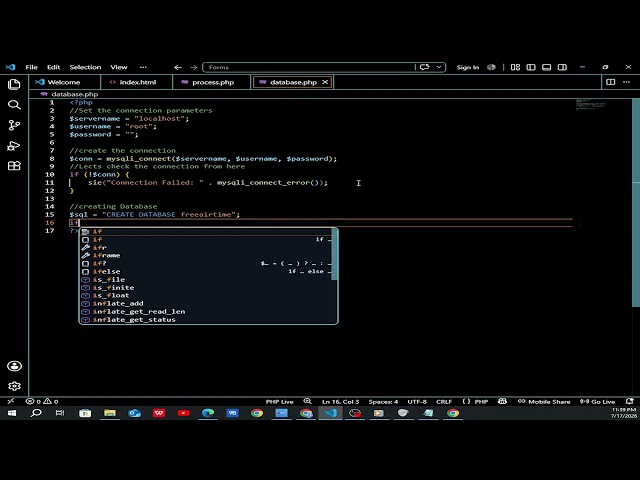 Pt 02 Creating Database
