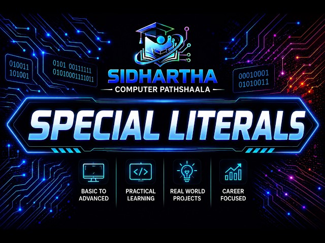 Special Literals in Python | Python Programming Tutorial |Class 11 Computer Science