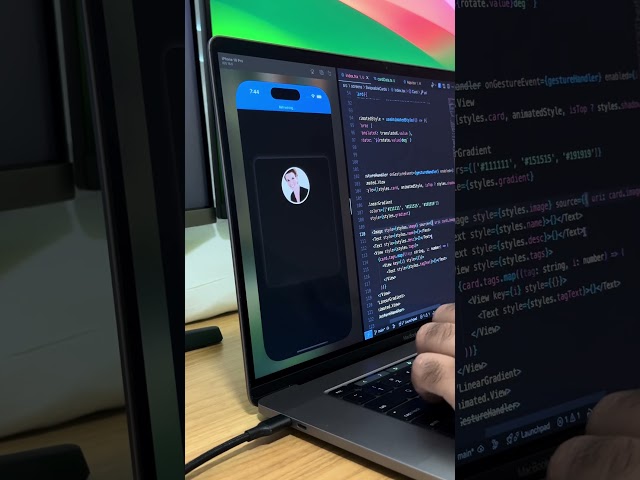 Swipe Cards - React Native #coding #reactnative #cards #appdevelopment