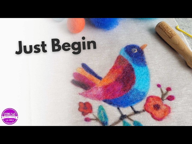 Give Me 20 Minutes and Your Needle Felting Confidence will Soar #wingingit
