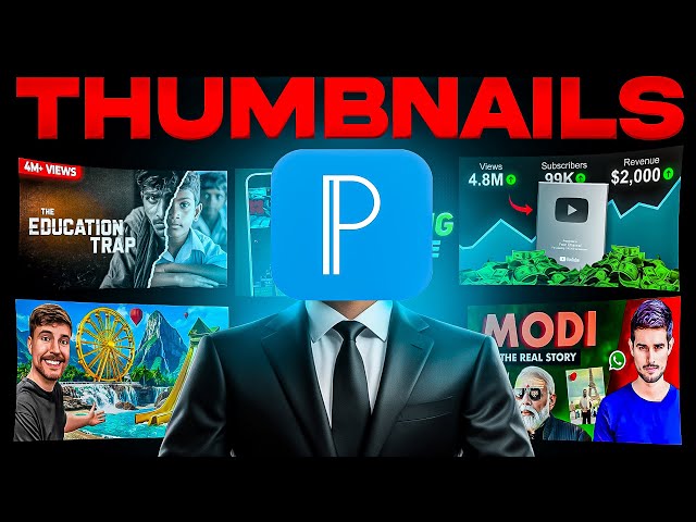 How to Make Thumbnails in Pixellab Like a PRO | Pixellab Thumbnail Tutorial