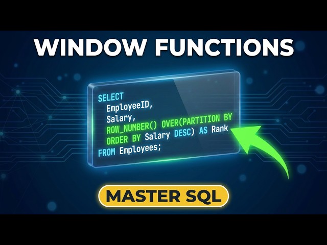 Window Functions SQL Server Tutorial