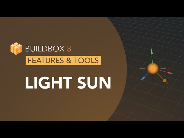 Buildbox 3 Features and Tools: Light Sun