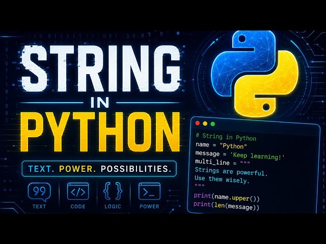 Master Strings in Python in One Video #python 