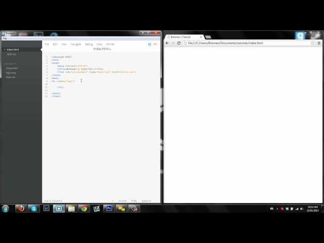 Easily Include Your Logo! / HTML + CSS