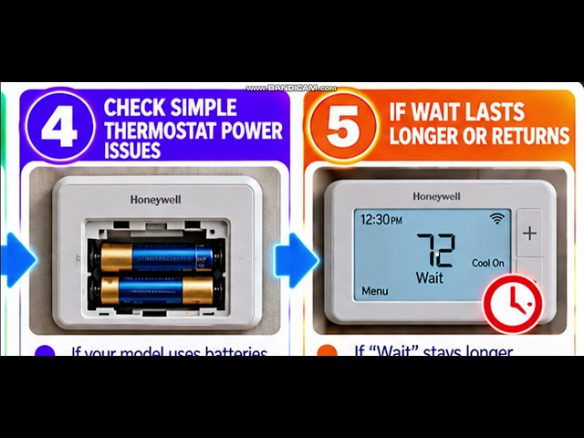 Honeywell Thermostat Says “Wait”? | Why It Happens & How to Fix It