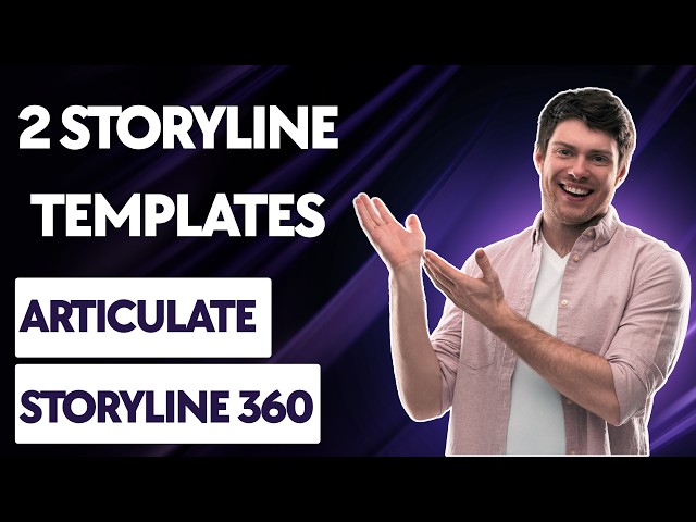 2 Interactive Articulate Storyline 360 Templates | E-Learning Demo