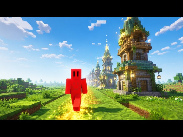 Minecraft, But Every 100 Steps Spawns A Random Structure...