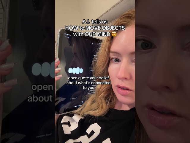 A.I. tells us HOW to MOVE OBJECTS with OUR MIND 🤯