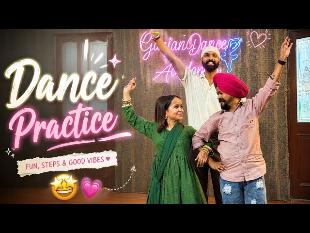 Dance Practice 🤩💗 Full Masti, Fun & Good Vibes ✨ | Harwinder Kaur Ruby #ruby9606