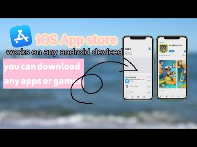 iOS Apps Store for android devices | dark icon|2025