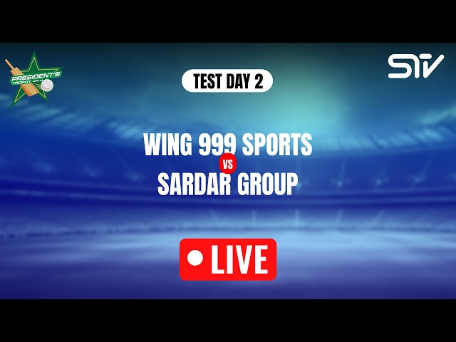 Live  | Wing 999 Sports v Sardar Group | Day 2| President Trophy Grade-II (Gold) 2025-26 |M2Z1U