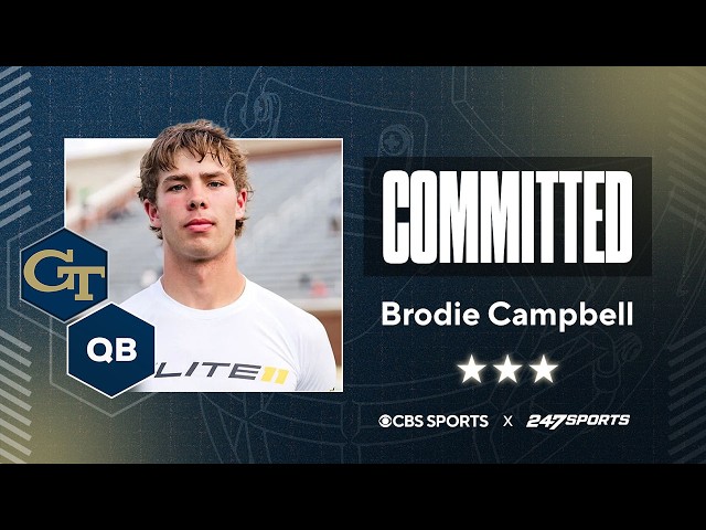 LIVE: 3-star QB Brodie Campbell Announces College Commitment | No. 32 Overall Ranked QB