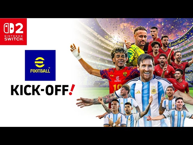 eFootball Kick Off 2026 Nintendo Switch 2 Next Gen Gameplay 4K HDR 60FPS
