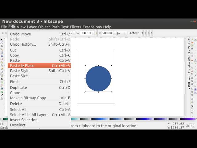 Inkscape Creating A Circle