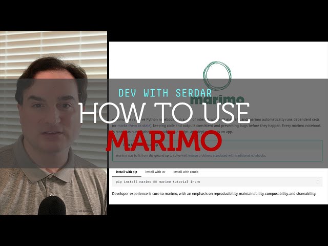 How to use Marimo | A better Jupyter-like notebook system for Python