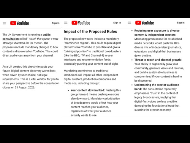 The UK Government Is Now Trying To Openly Control YouTube's Algorithm