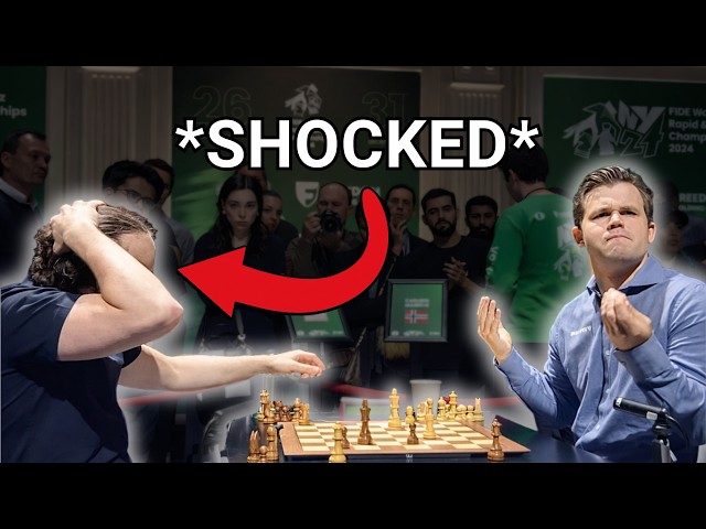 Magnus Carlsen CRUSHES Hans Niemann's INSANE ITALIAN OPENING with BRILLIANT TACTICS FIDE World Blitz