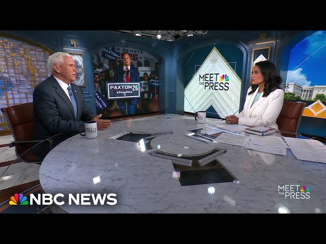 'Democrats have lost their mind': Former Vice President Mike Pence discusses Texas Senate nominees