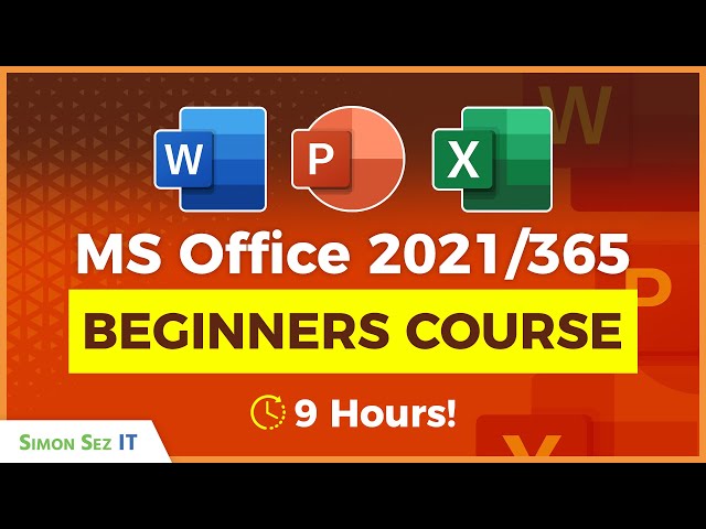 Inside Microsoft Office 2021/365: Excel, Word & PowerPoint in 9 Hours