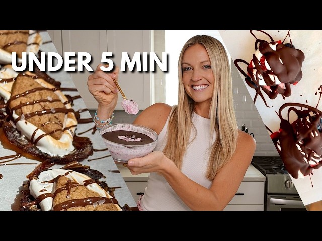 6 Healthy Snacks in Under 5 Minutes