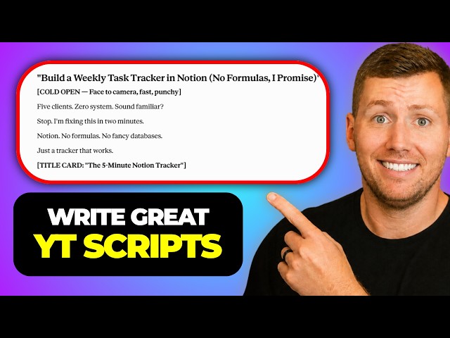 How to Write Great YouTube Scripts With AI