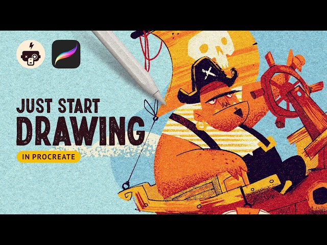Just Start Drawing — A Procreate Cartoon Workflow from Sketch to Finish