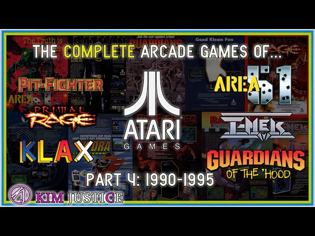 The Story and COMPLETE Arcade Games of Atari: Part 4 -1990-1995