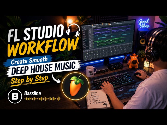 FL Studio Workflow 🎧 Create Smooth Deep House Music Step by Step