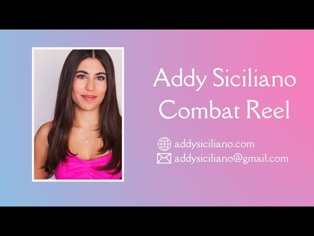 Stage Combat Reel