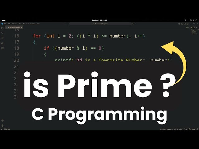 C Program to Check Prime or Composite Number | Prime Number Program in C