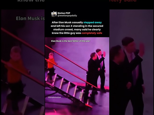 elon musk walked away from x like he knew the whole stadium was safe #elonmusk