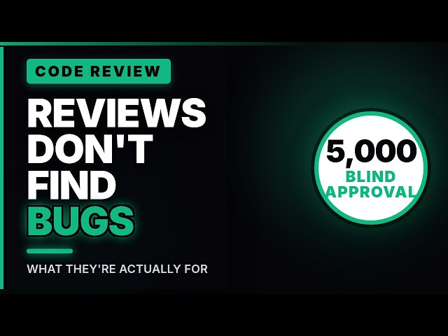 Why Code Reviews Don't Find Bugs (And What They're Actually For)