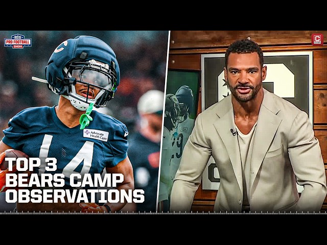 Clay's Corner: Top 3 Chicago Bears Training Camp Observations | The Big Pro Football Show