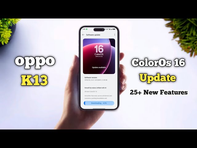 OPPO k13 ColorOs 16 New Update Release 🔥⚡| 25+ New Features Oppo K13 ColorOs 16 Update