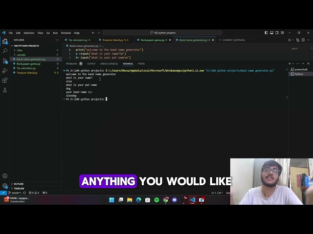 Daily Development Diary: 100 Days of Code in Python! 🐍💻