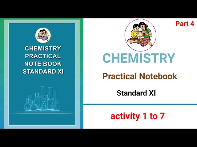 🧑‍🔬 11th Chemistry Practical notebook | 🎈Activity 1 to 7 | Part 4 | 🌿Full Solutions |