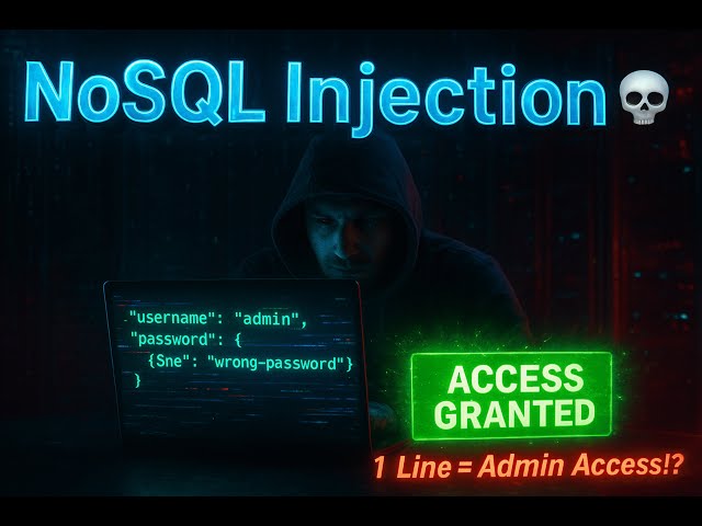 NoSQL Injection 💀 | How Hackers Bypass Logins with Just One Line of Code!