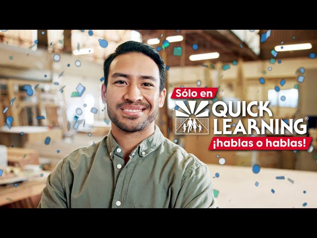 40 años celebrando logros contigo - Solo en Quick Learning ¡hablas o hablas!