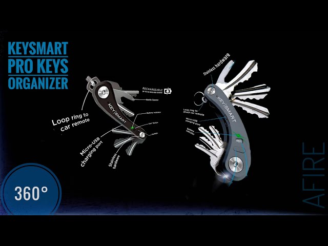 360 Overview KeySmart Pro Key Organizer